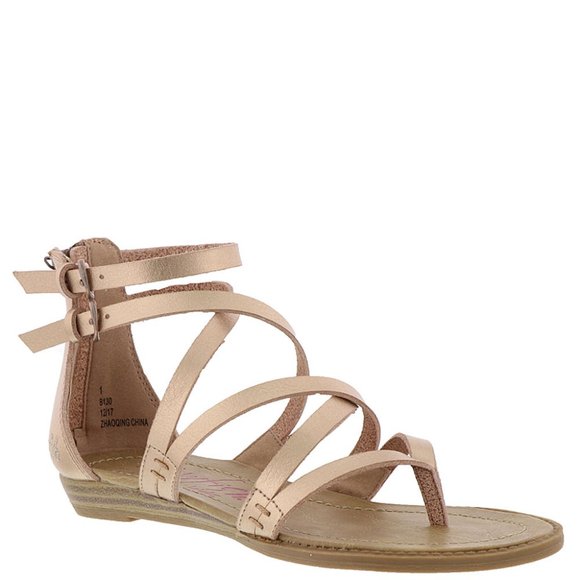 Girls Bungalow Rose Gold Sandals Size: US 13 - Picture 1 of 3